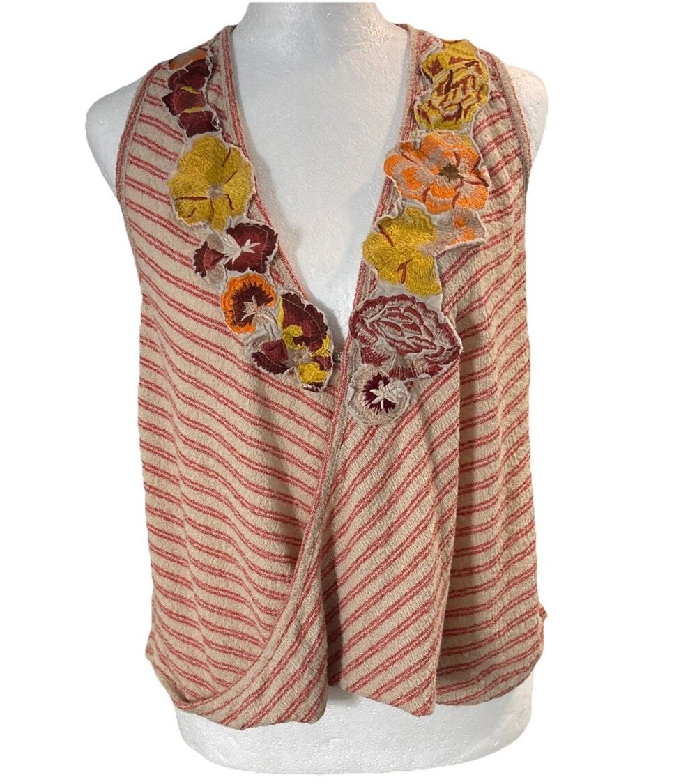 Free People Top Women’s Small Frida Tank Racerback - Picture 4 of 6